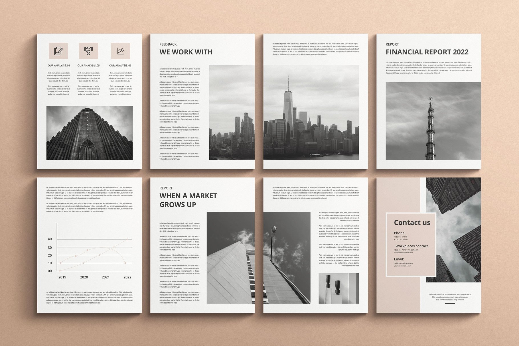 Annual Report Template 2 - Design Cuts