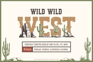 Wild Wild West - Color Font