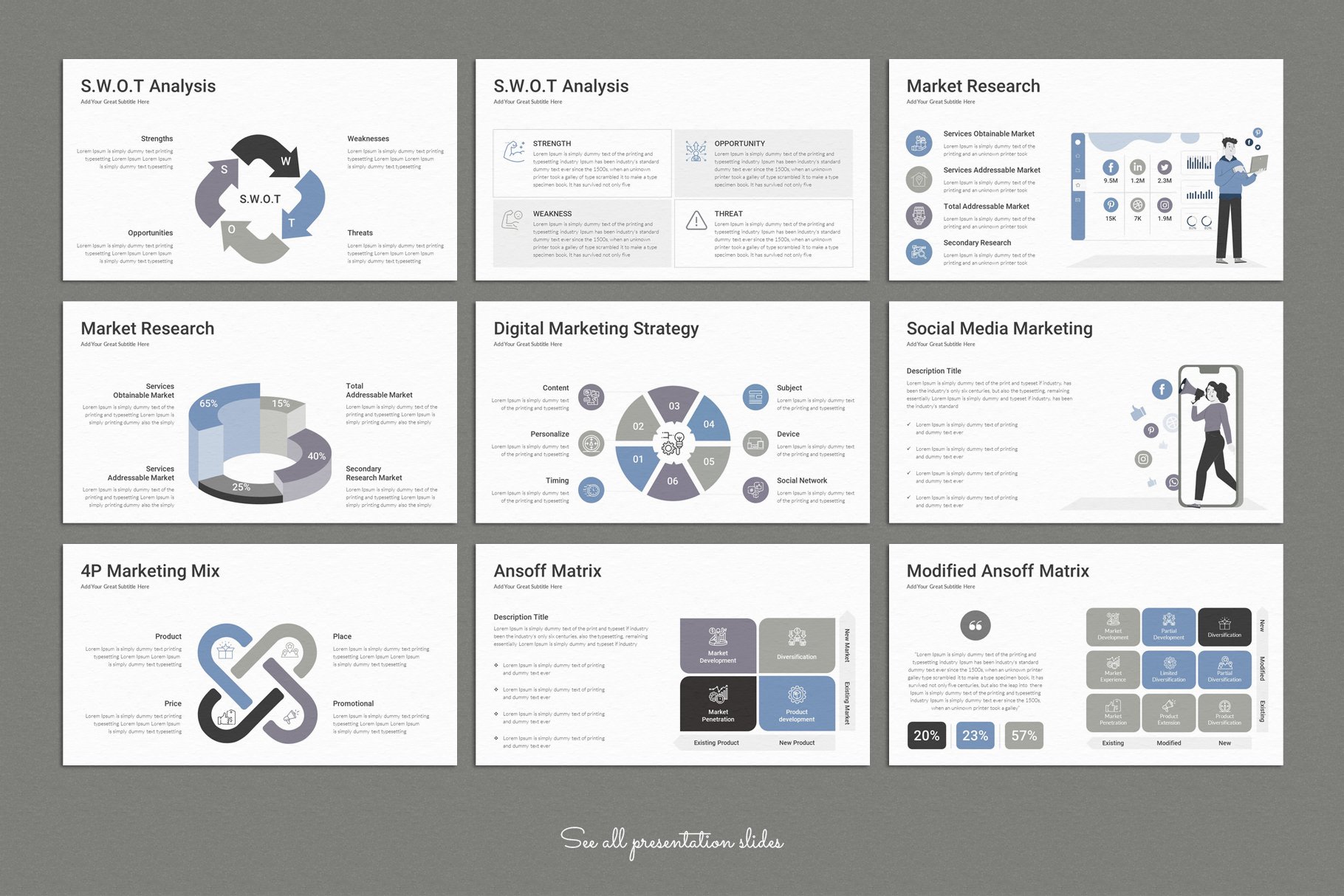 Marketing Plan Presentation Template - Design Cuts