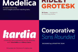 20 Exceptional Clean Font Families With 178 Individual Fonts