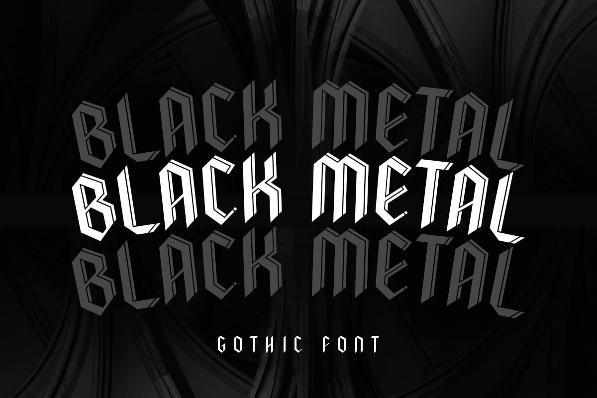 Gothic - Modern Blackletter Font - Design Cuts