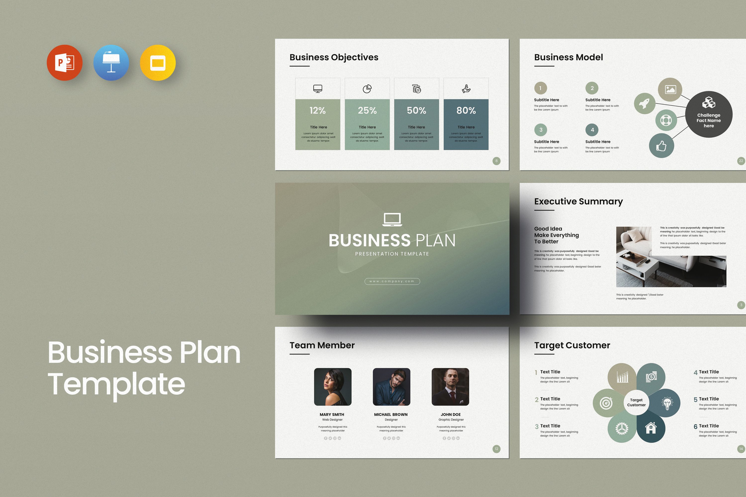 Business Plan Presentation Template