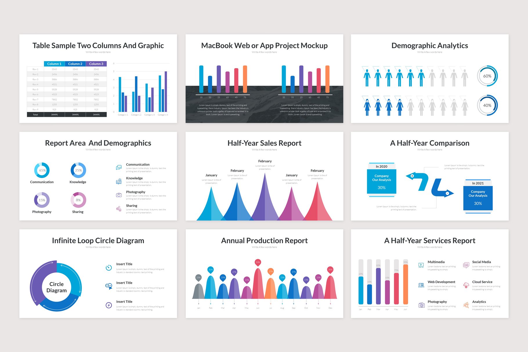 Pitch Deck Presentation Template - Design Cuts