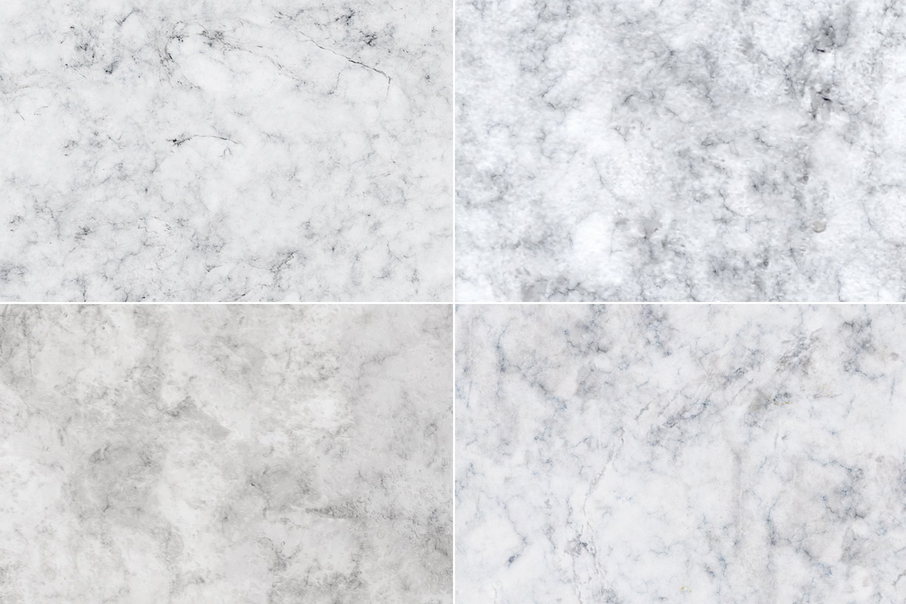 Seamless Light Marble Textures - Design Cuts