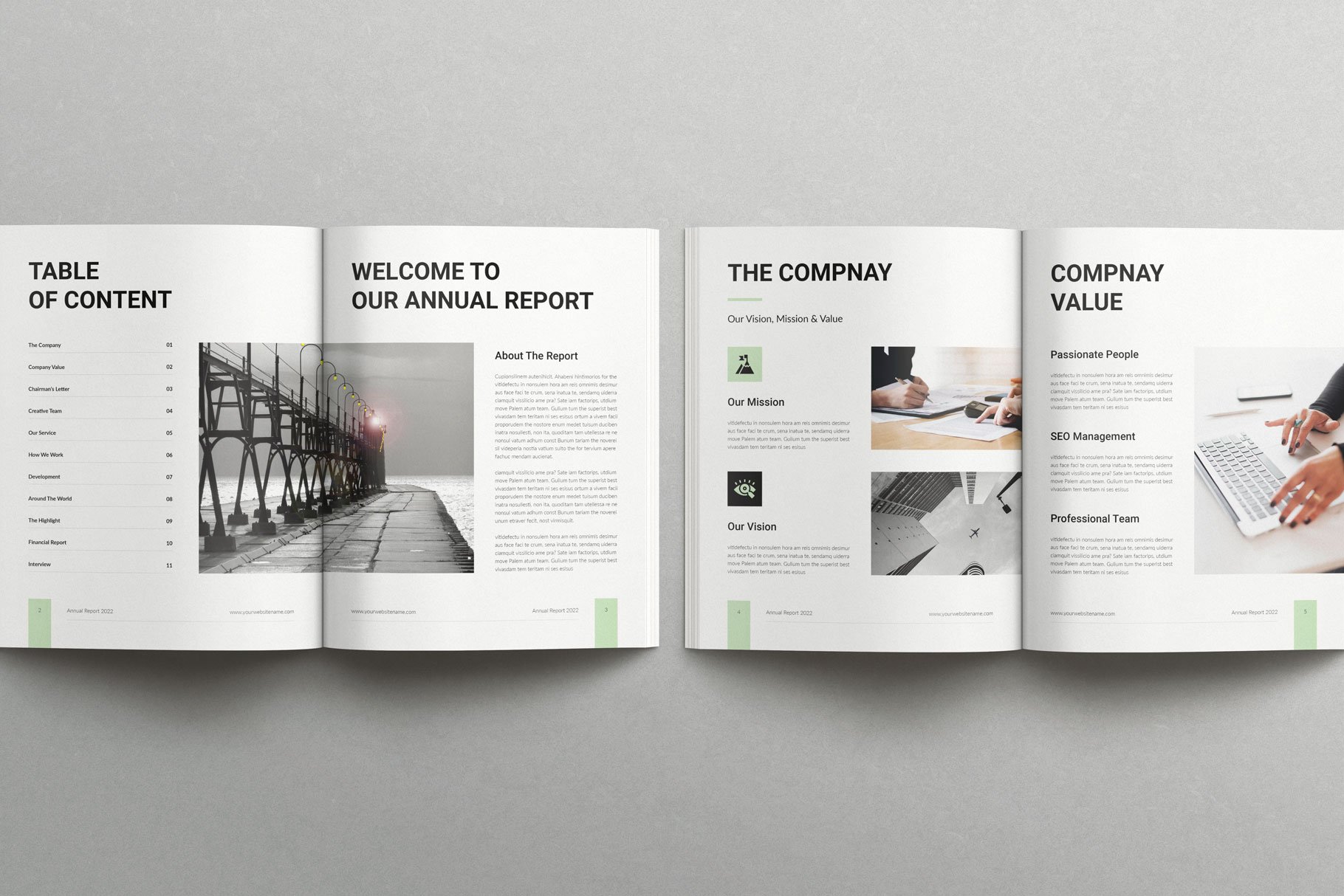 Annual Report Template 4 - Design Cuts