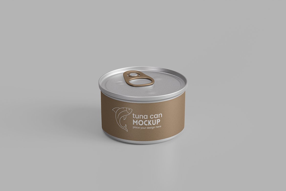 Tuna Fish Can Mockup - Design Cuts