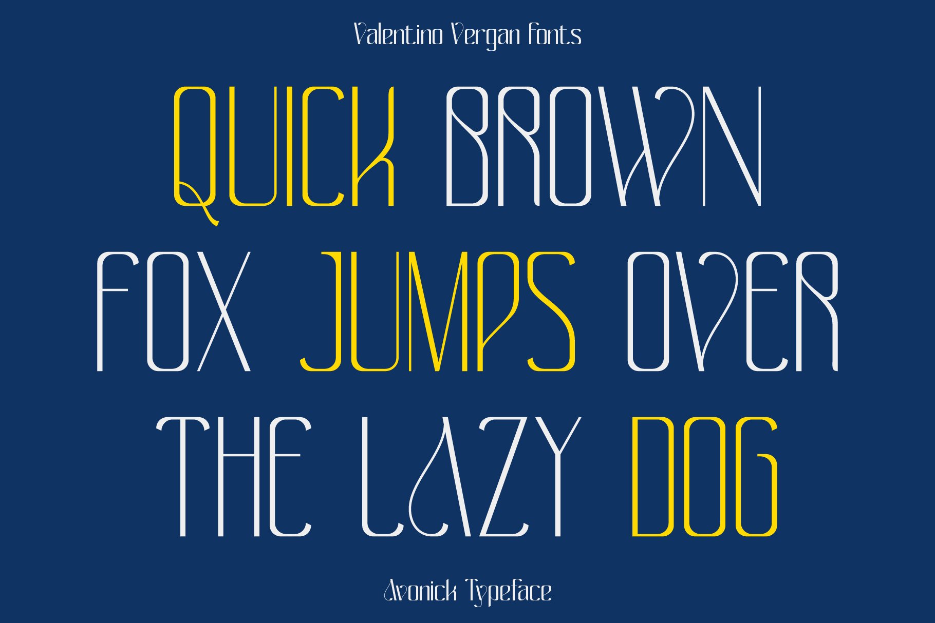 Avonick - Condensed Font Family - Design Cuts