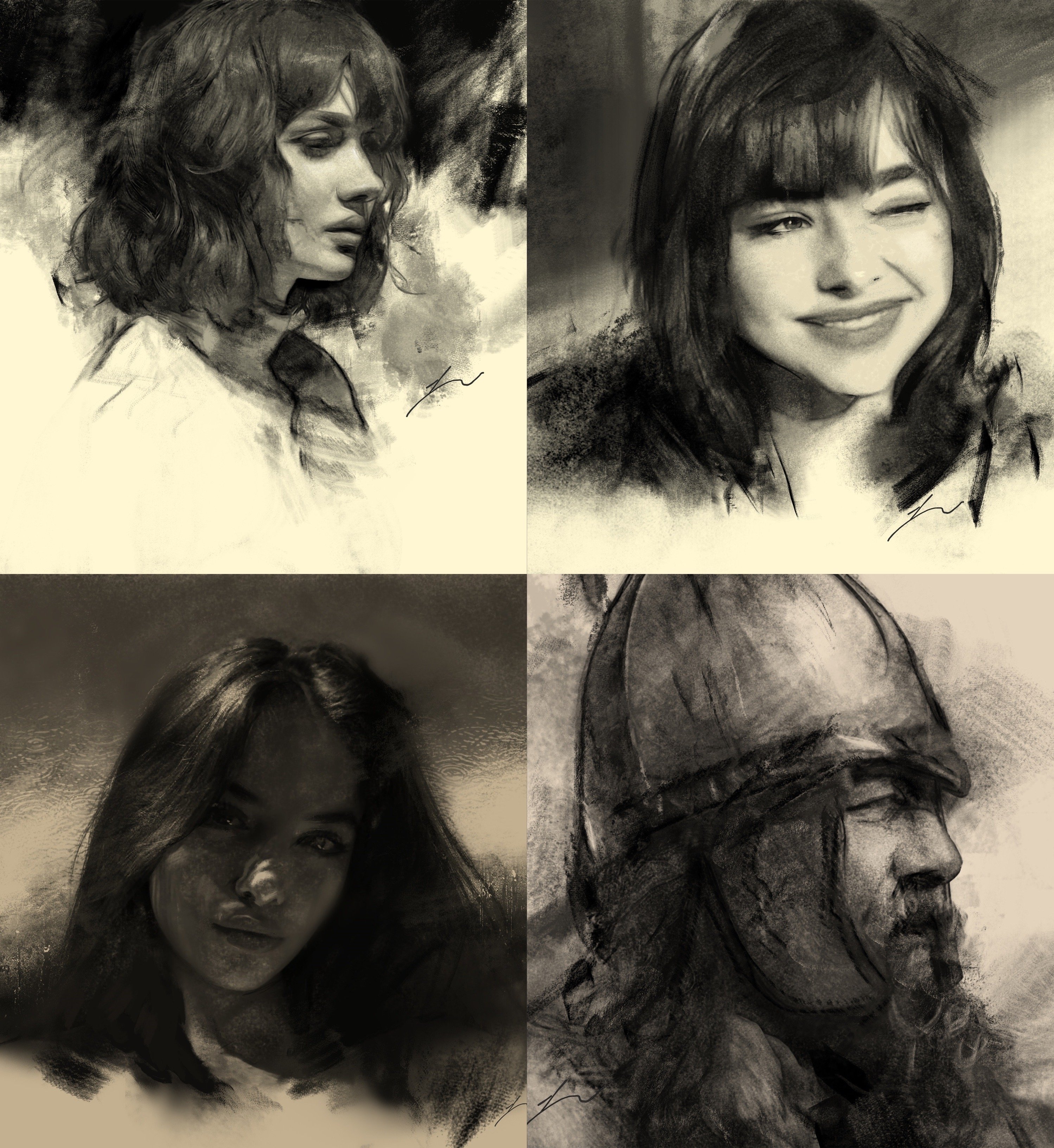Fenerov Charcoal Brushes For Procreate