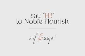 Noble Flourish - Elegant Font Duo
