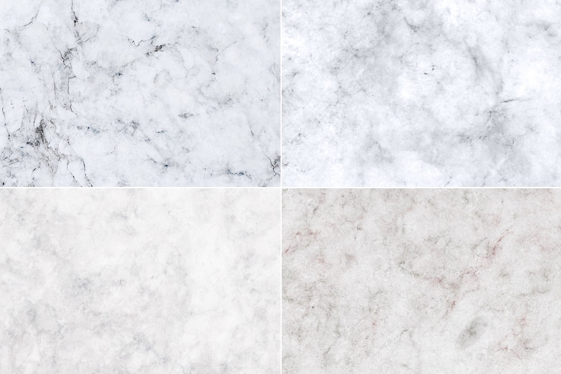 Seamless Light Marble Textures - Design Cuts