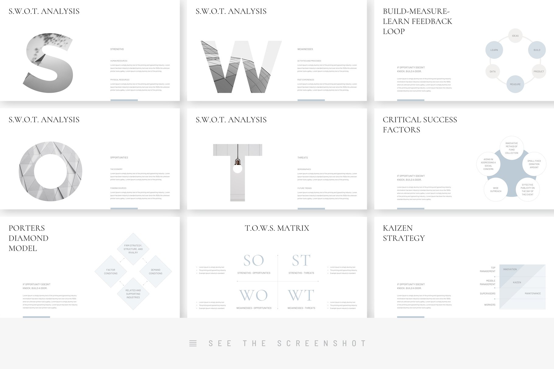 Business Strategy Presentation Template 2 - Design Cuts