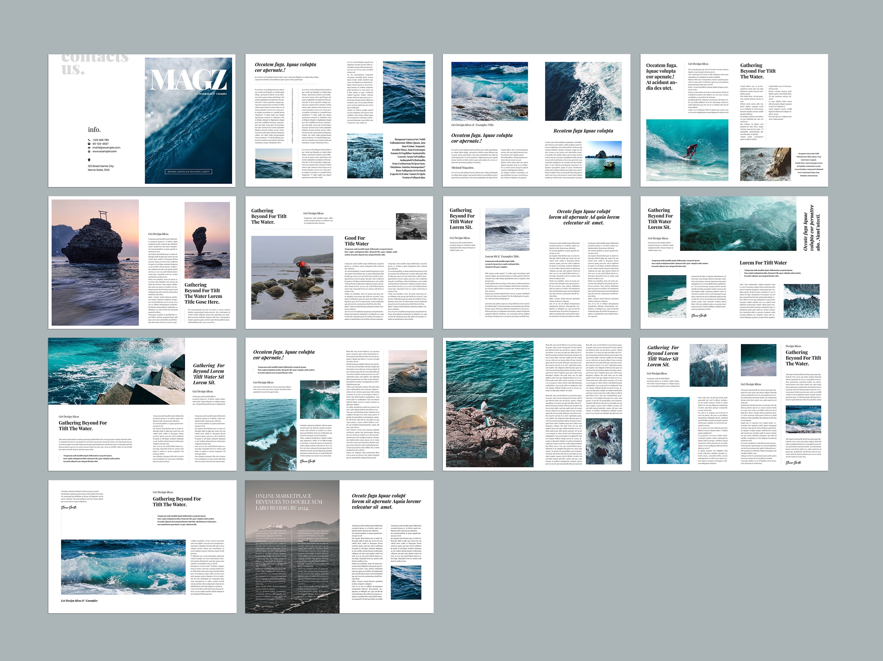 Canva Magazine Template - Design Cuts