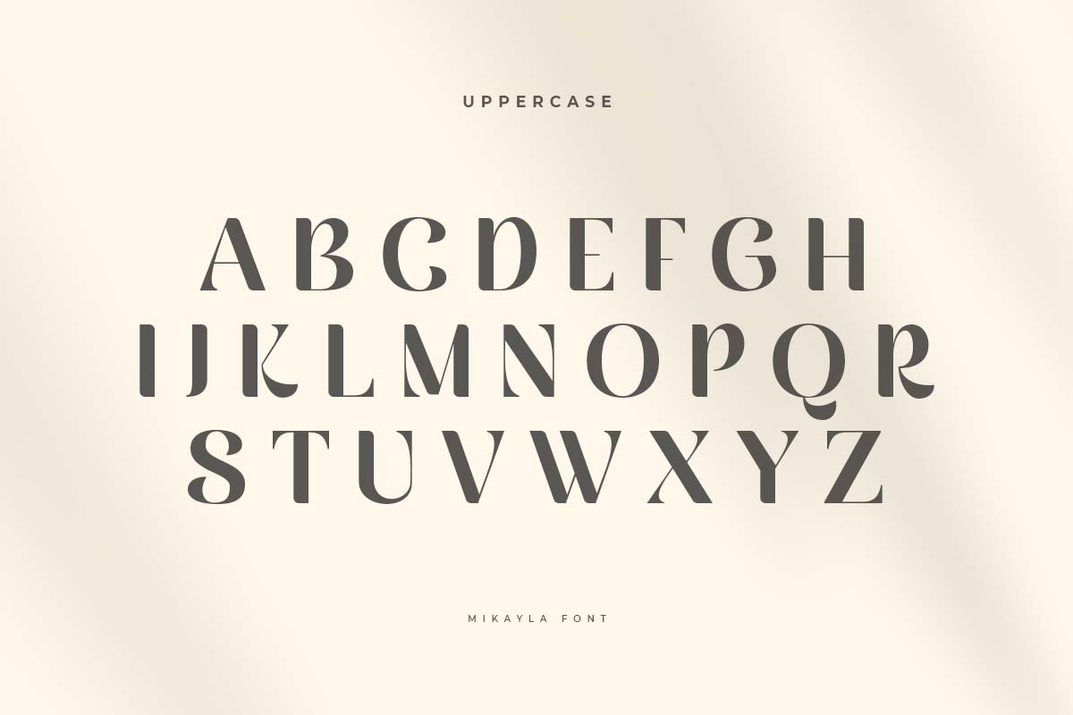 Mikayla Modern Display Font - Design Cuts