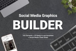 Social Media Mockups Graphics Builder