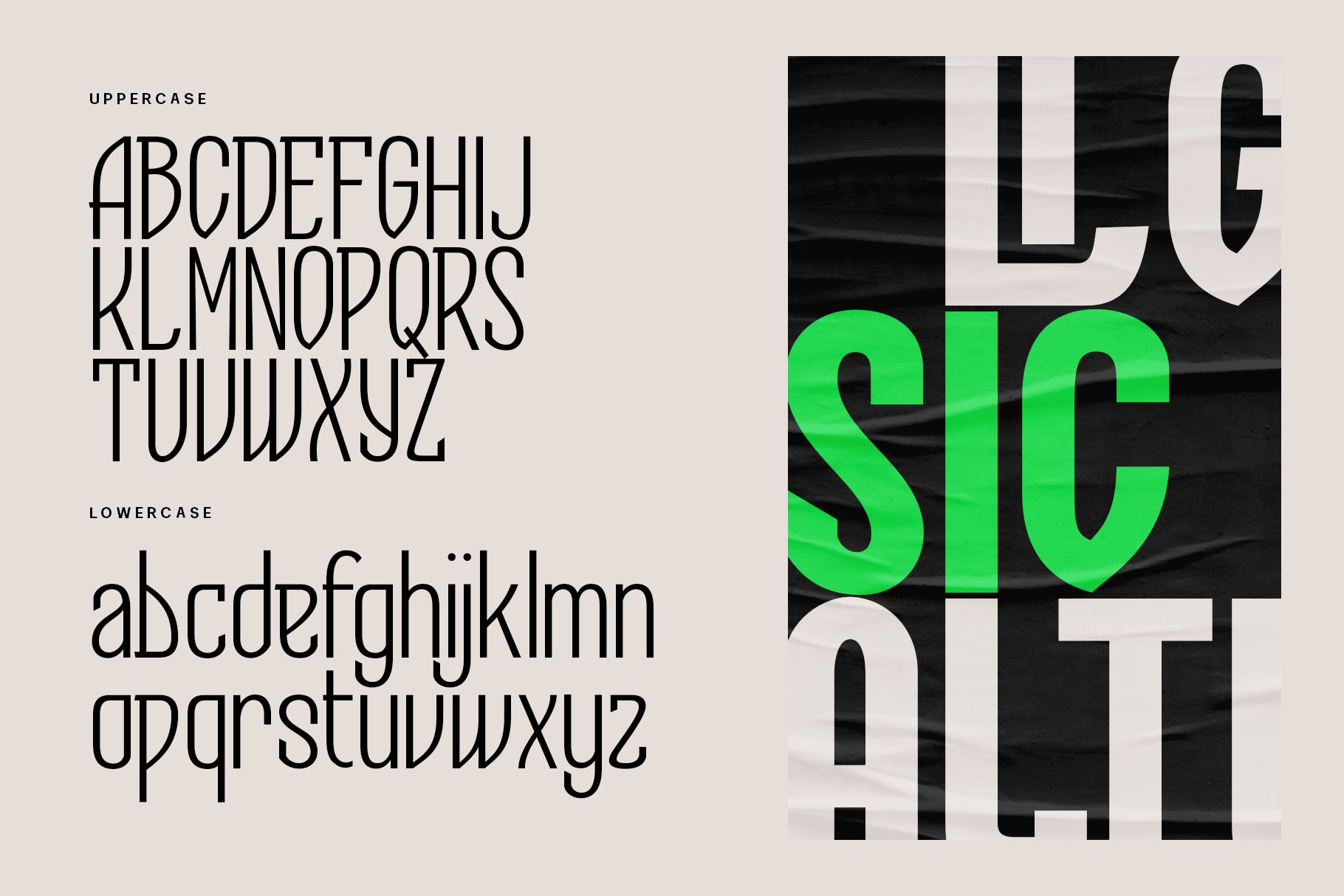 NOVARE Typeface - Design Cuts