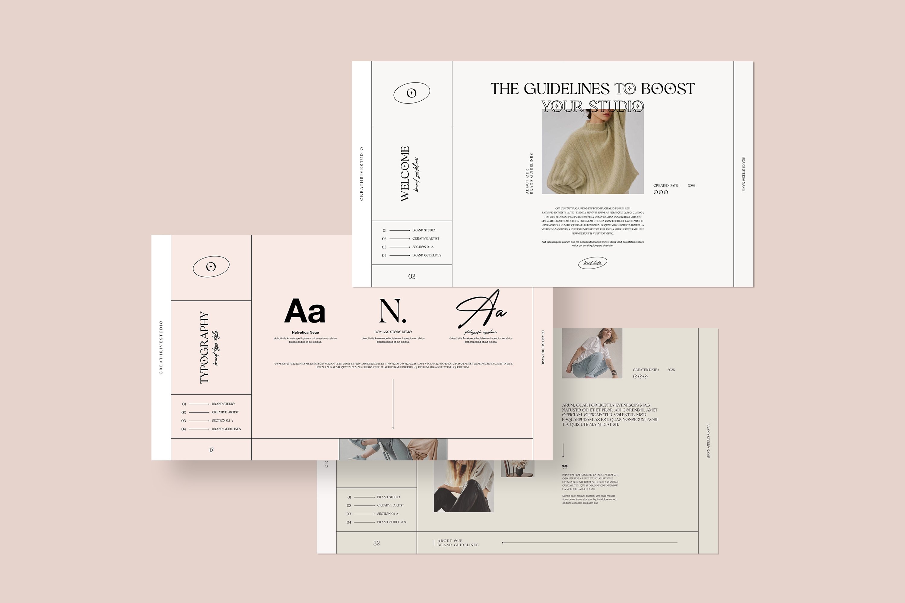 Brand Guideline Templates Canva Design Cuts