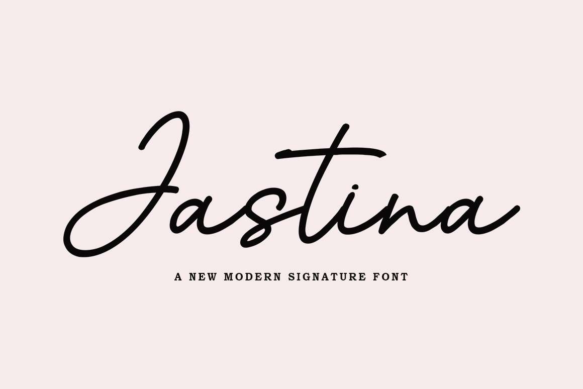 Jastina Script - Design Cuts