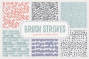 Brush Strokes Pattern Collection