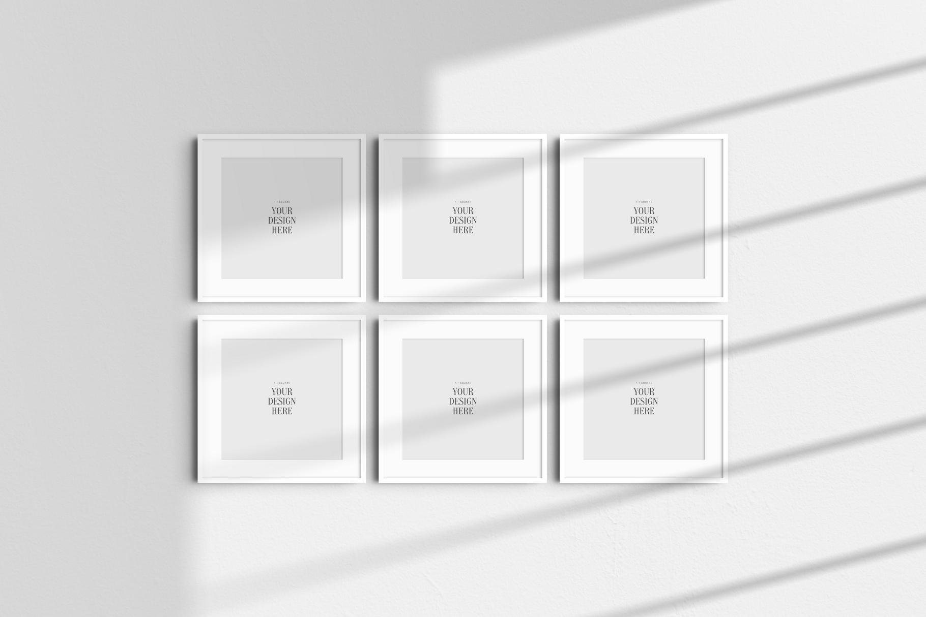 Square Frame Mockup Collection 1:1 - Design Cuts