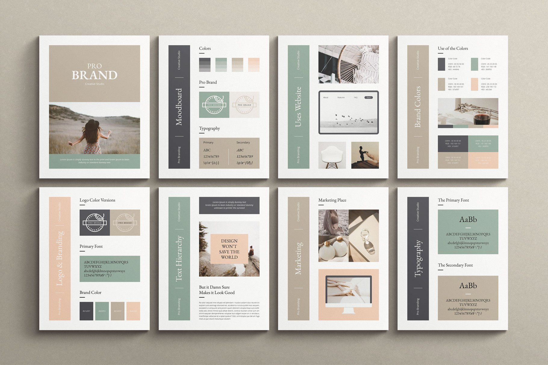 Brand Sheets Template - Design Cuts