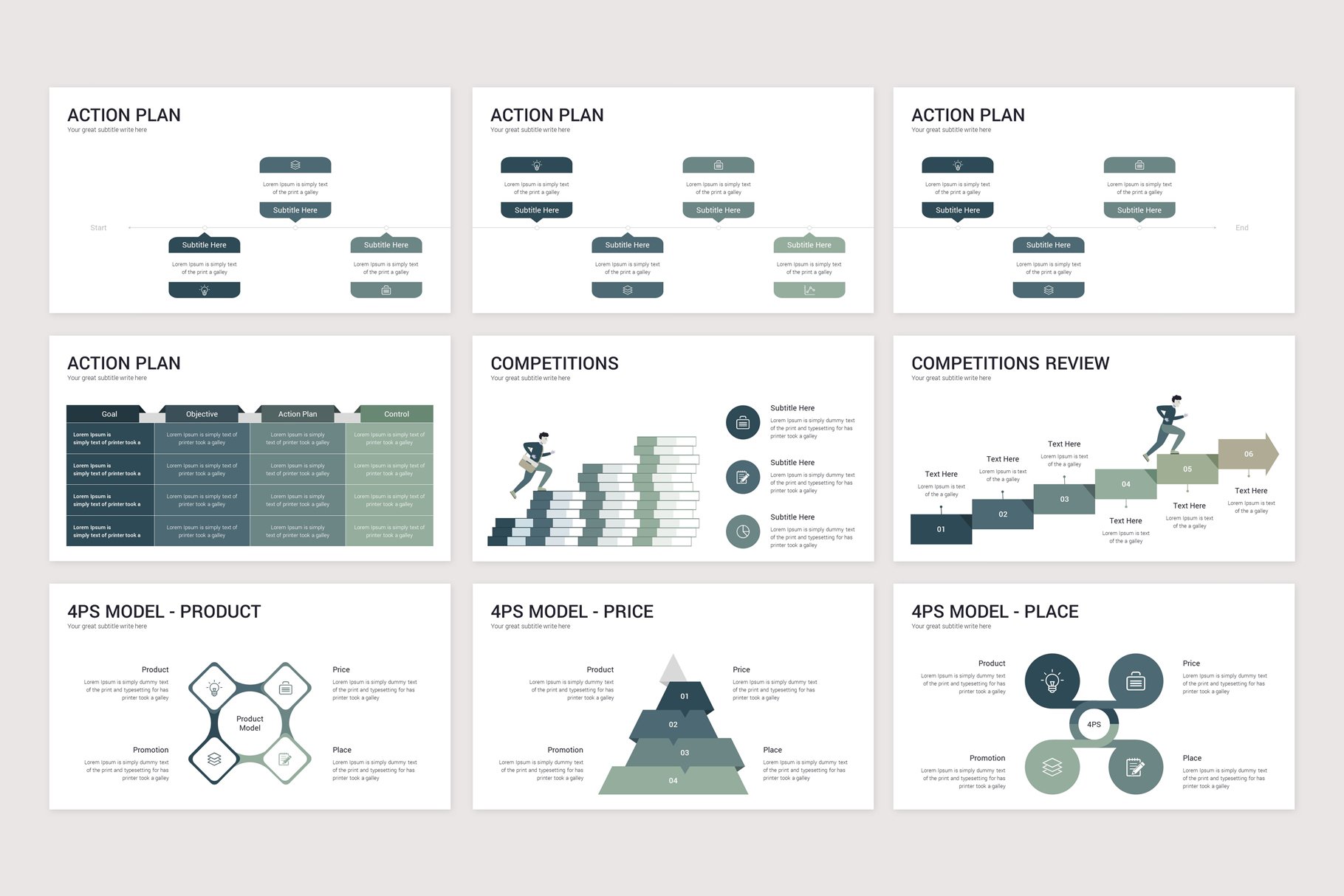 Business Strategy Presentation Template - Design Cuts