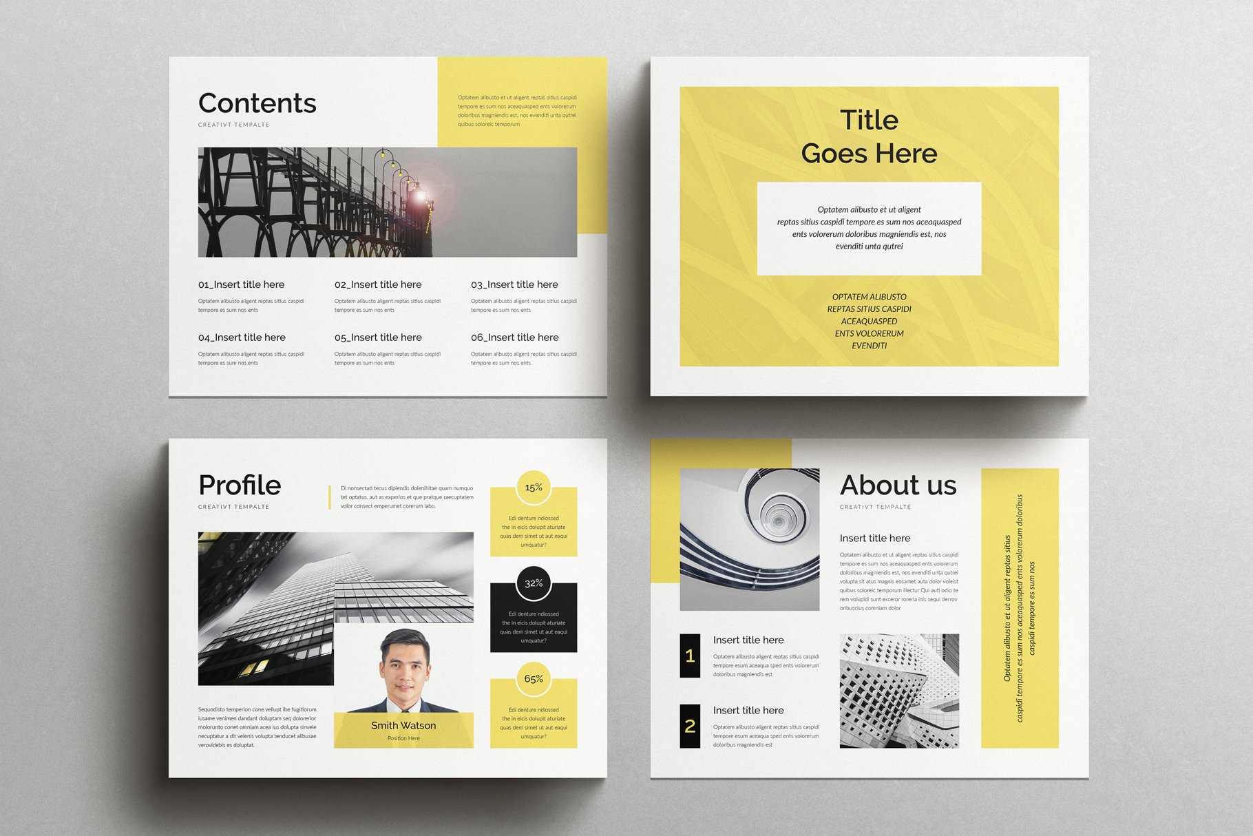 Portfolio Template Landscape 2 - Design Cuts