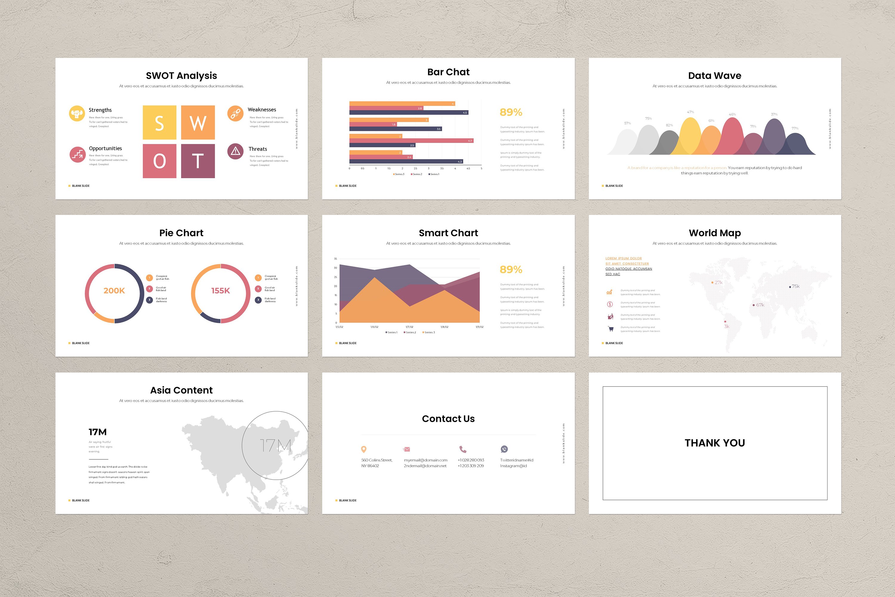 Blank Slide Presentation Template - Design Cuts