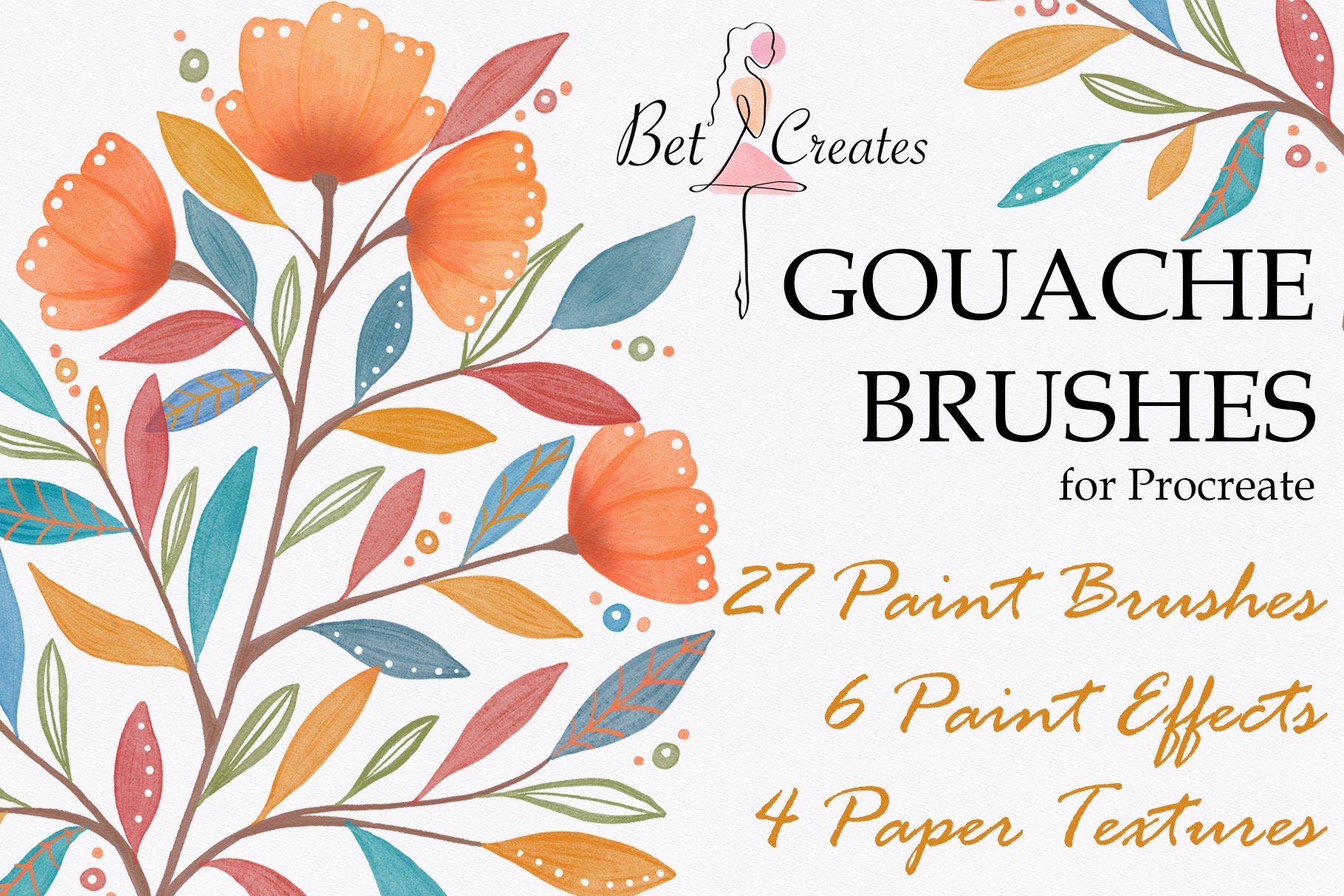 Gouache Brushes For Procreate - Design Cuts