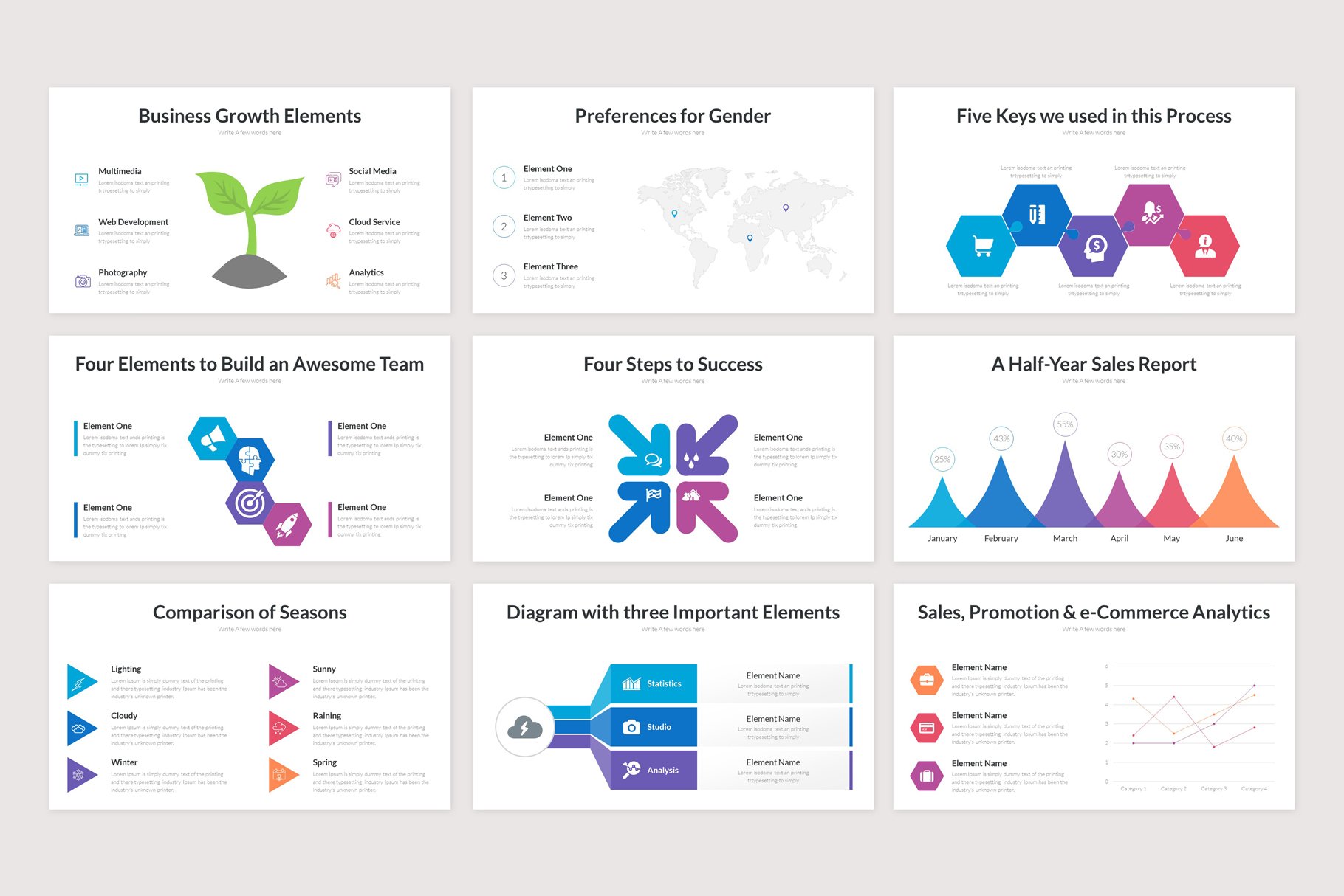 Pitch Deck Presentation Template - Design Cuts