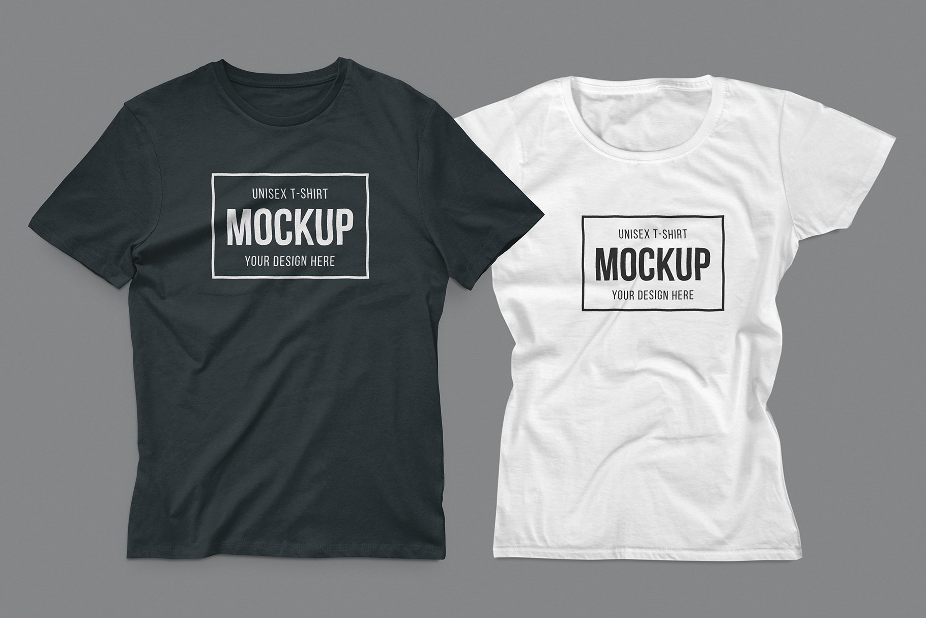 Unisex T-Shirt Mockup Pack - Design Cuts