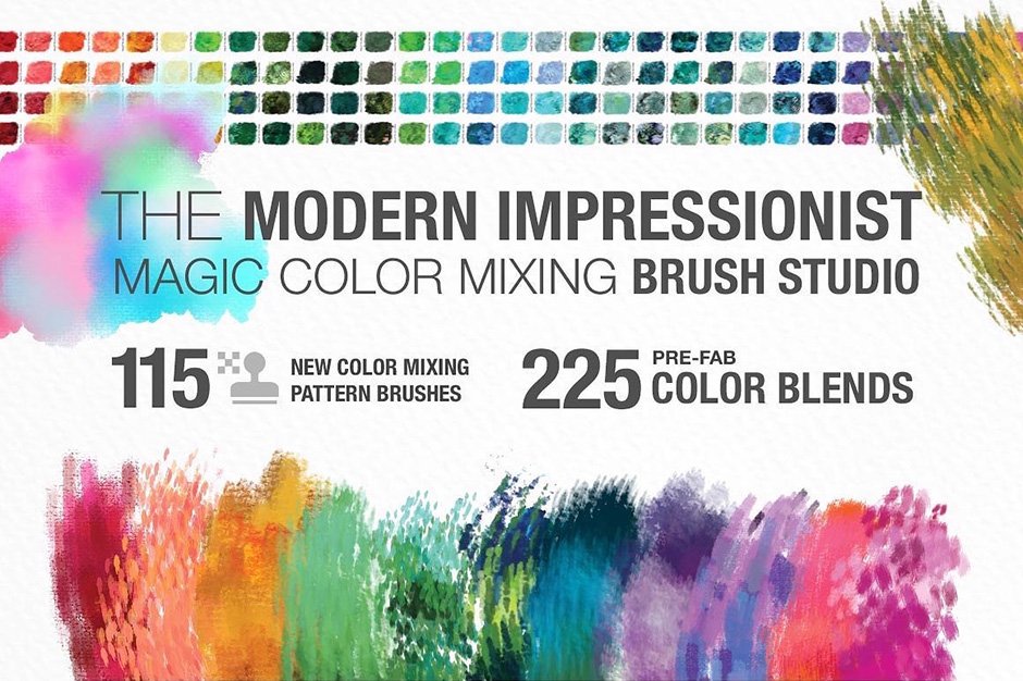 Modern Impressionist PS Brush Studio