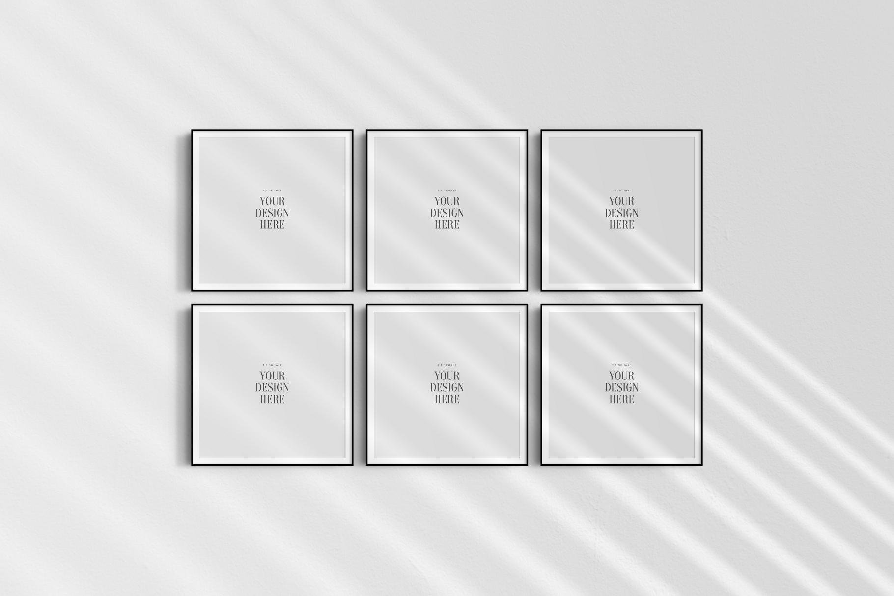 Square Frame Mockup Collection 1:1 - Design Cuts