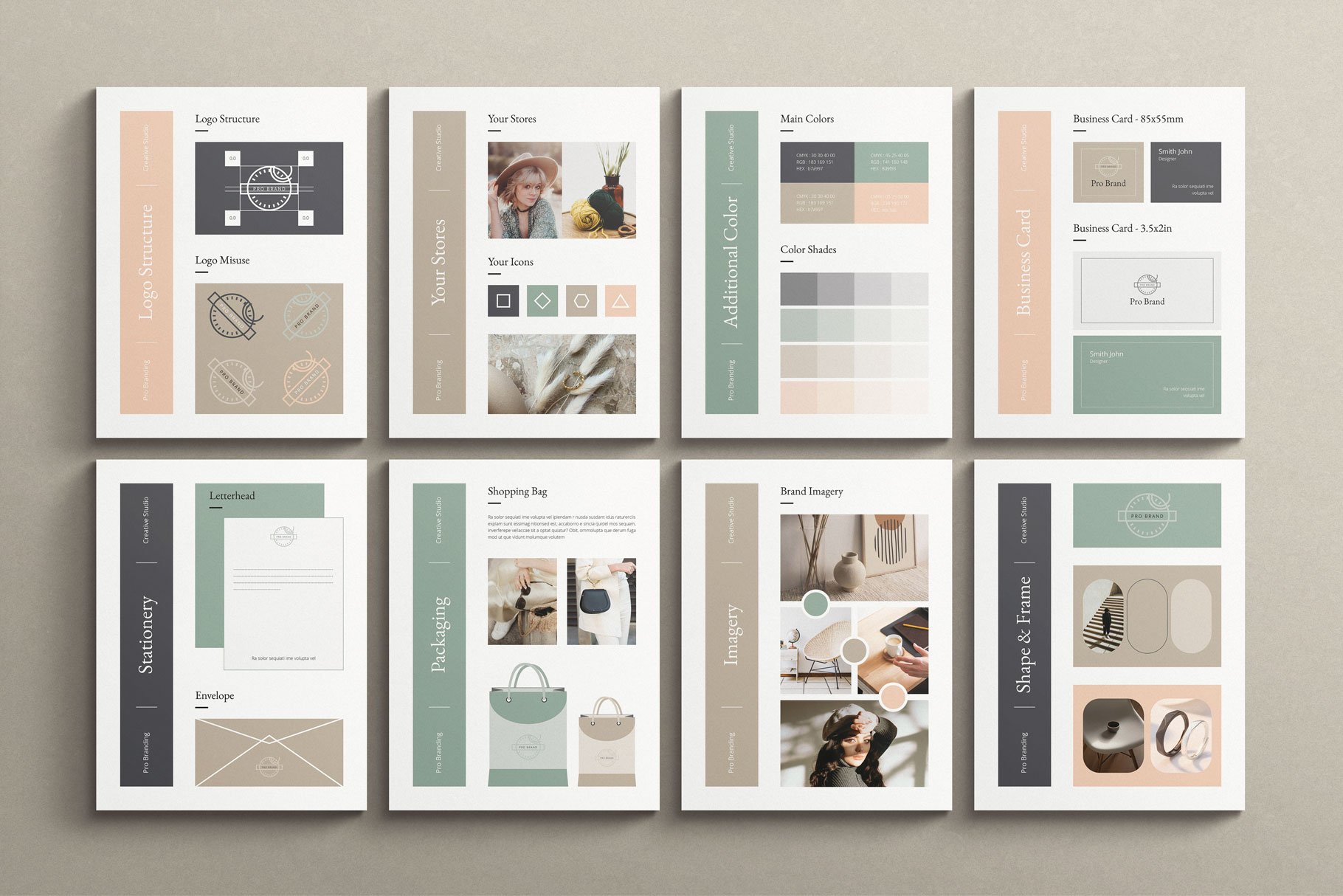 Brand Sheets Template - Design Cuts