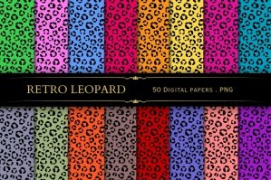 Retro Leopard Papers