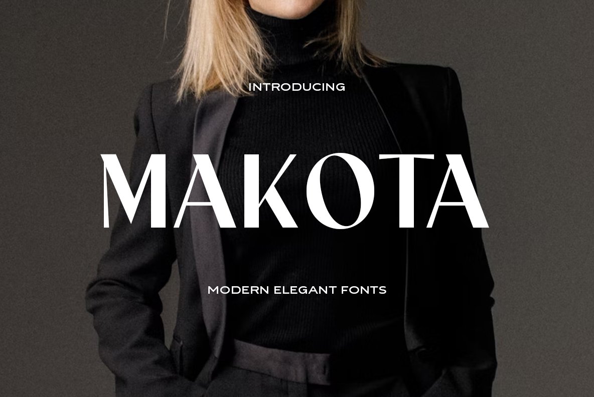 Makota Modern Font