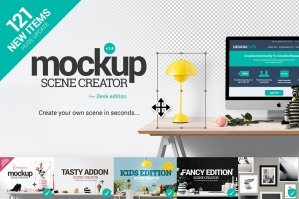 Mockup Scene Creator - Desk Edition.