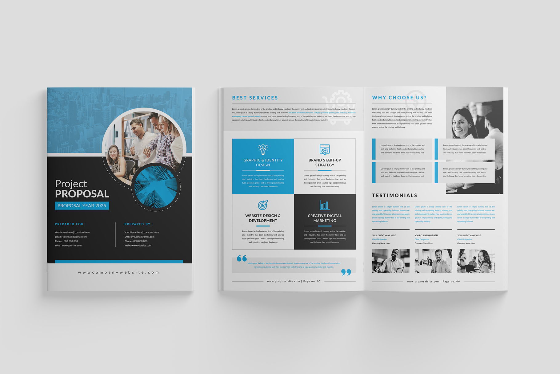 Project Proposal Template Design Cuts