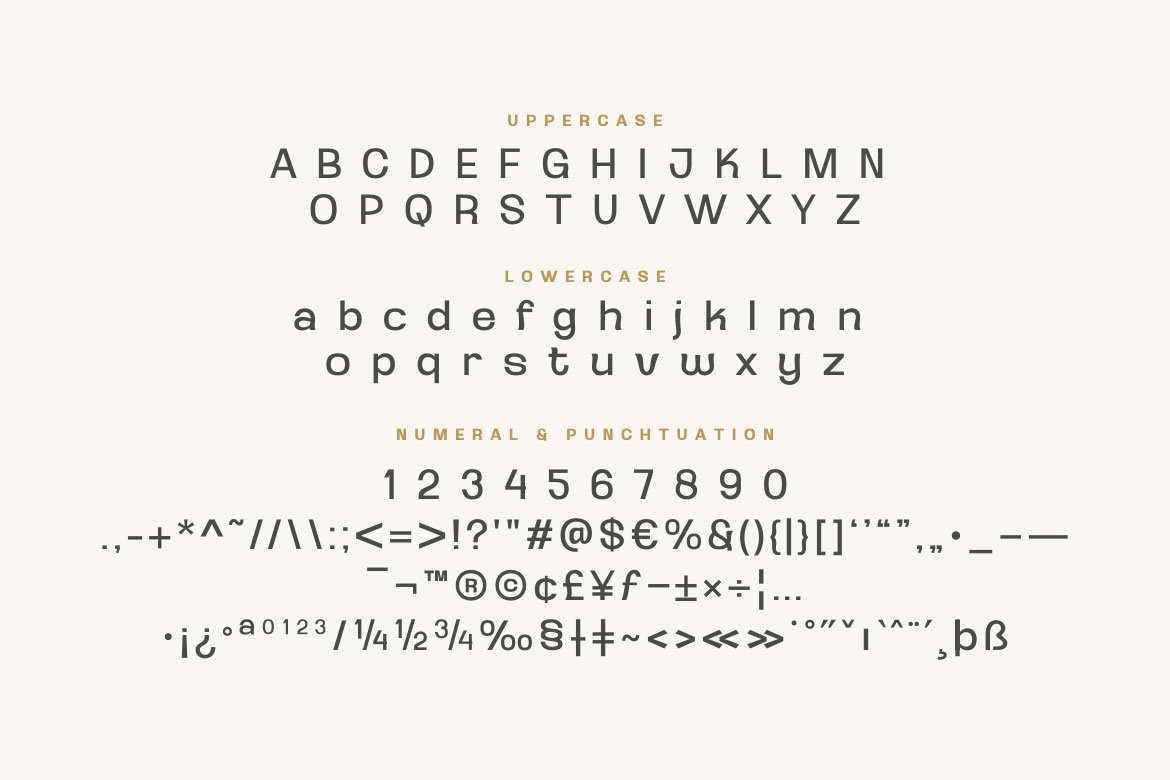 Ganyota - San Serif Font - Design Cuts