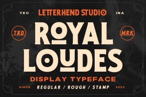Royal Loudes - Display Font