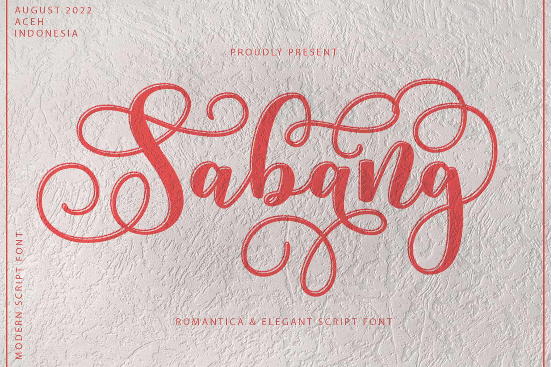 Reborn - Modern Chic Font on Yellow Images Creative Store - 125982