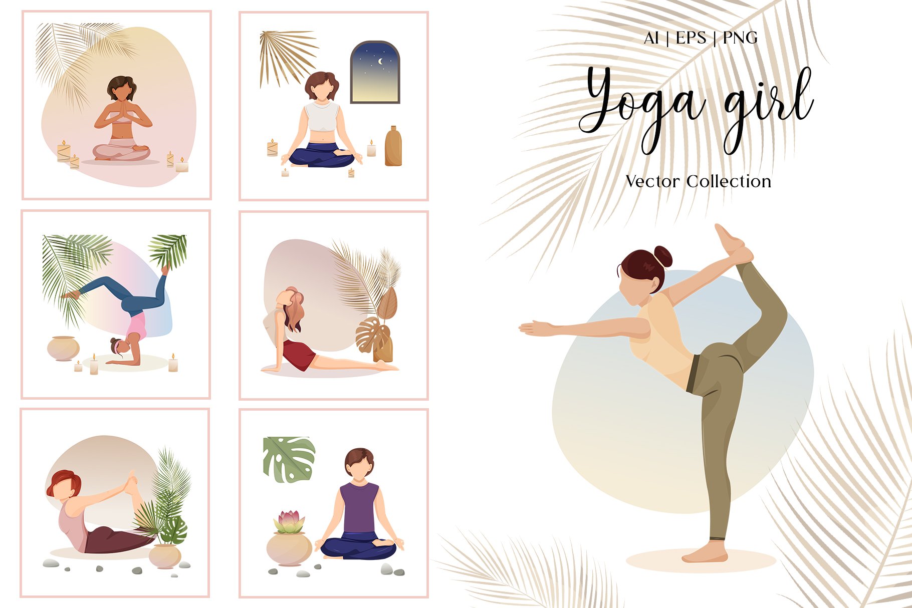 Yoga pose graphics.ai Royalty Free Stock SVG Vector