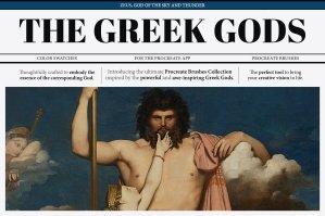 Zeus Procreate Kit | The Greek Gods Collection