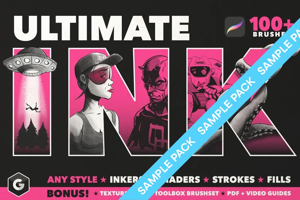 Ultimate Ink for Procreate - Sample Pack