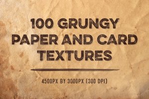 100 Grungy Paper and Card Textures (Plus Bonus Tutorial)