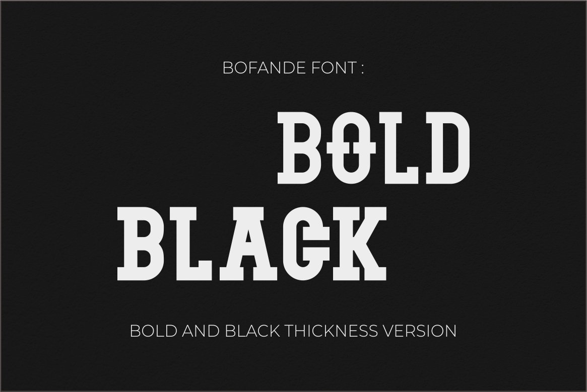 Bofande Branding Slab Serif Font - Design Cuts