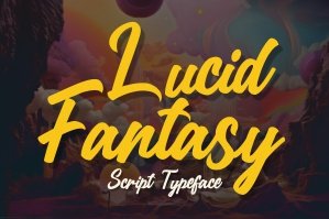 Lucid Fantasy - Script Typeface