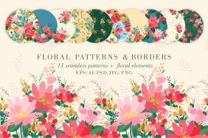 Floral Patterns & Borders 3