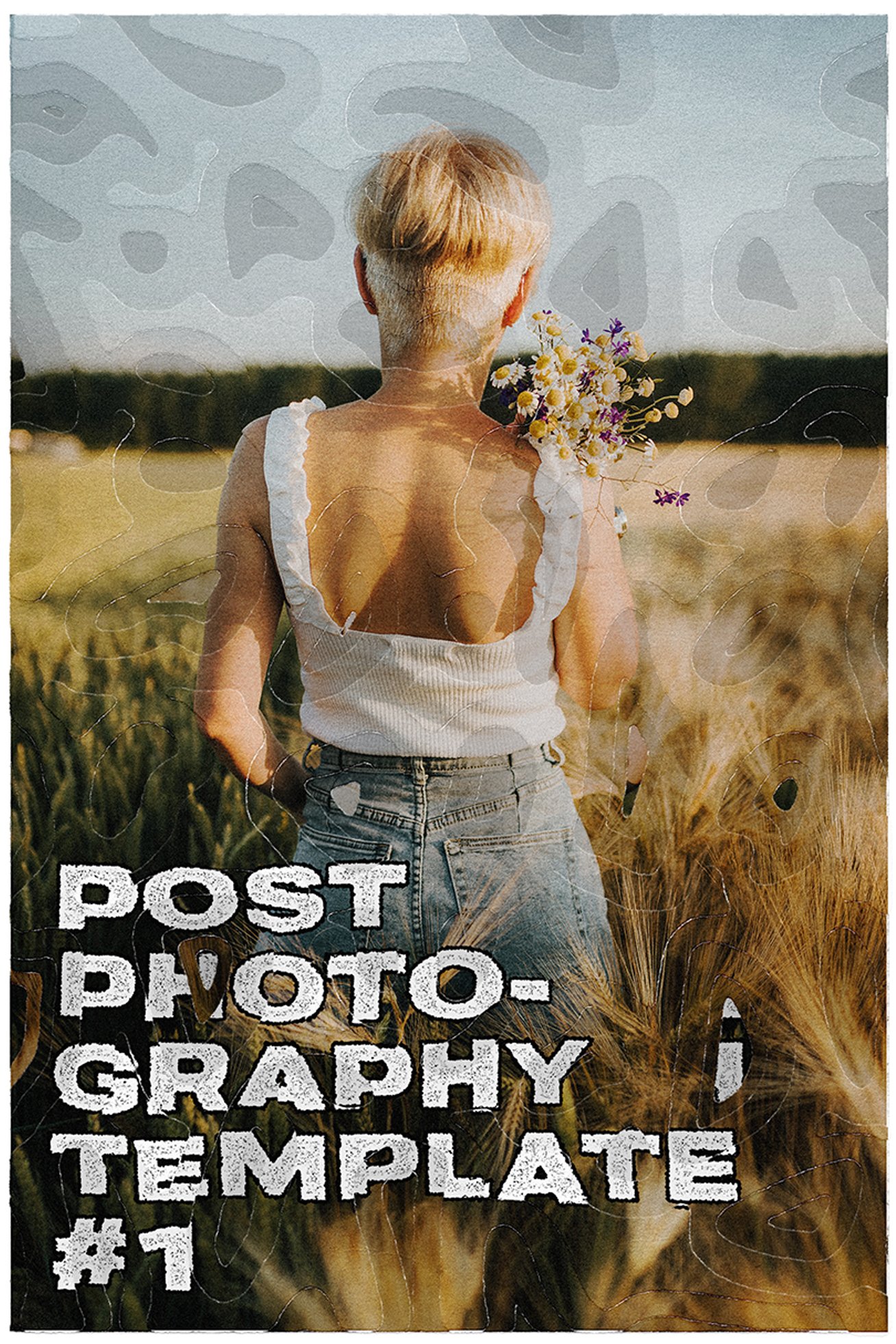 Post Photography Template 1 - Layered Paper Effect - Design Cuts