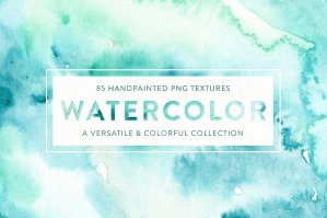 85 Watercolor Textures + Extras