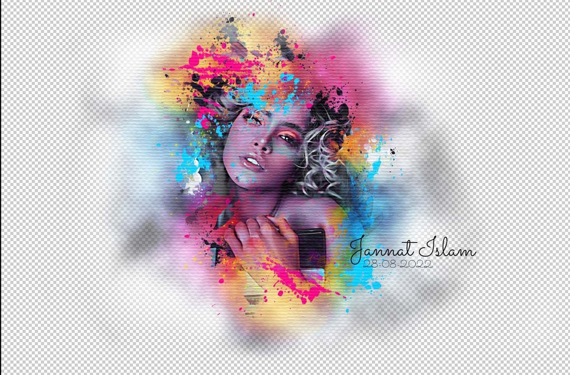 Famous Portrait Painting Effect - Design Cuts